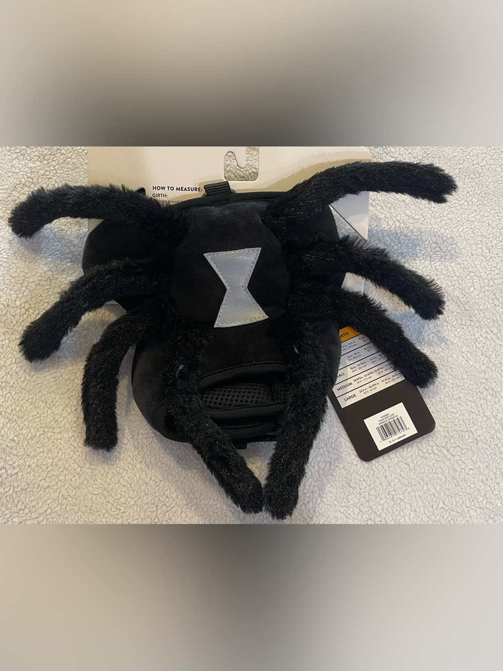Thrills & Chills Spider Dog Costume Harness XS Halloween